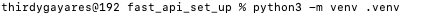 Create virtual environment