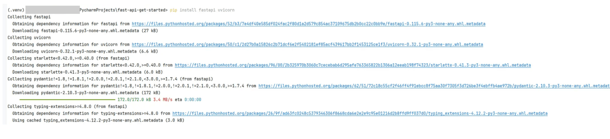 Install FastAPI and Uvicorn