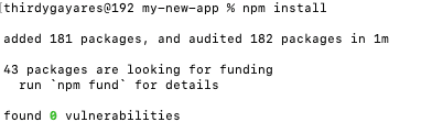 5. Install Dependencies