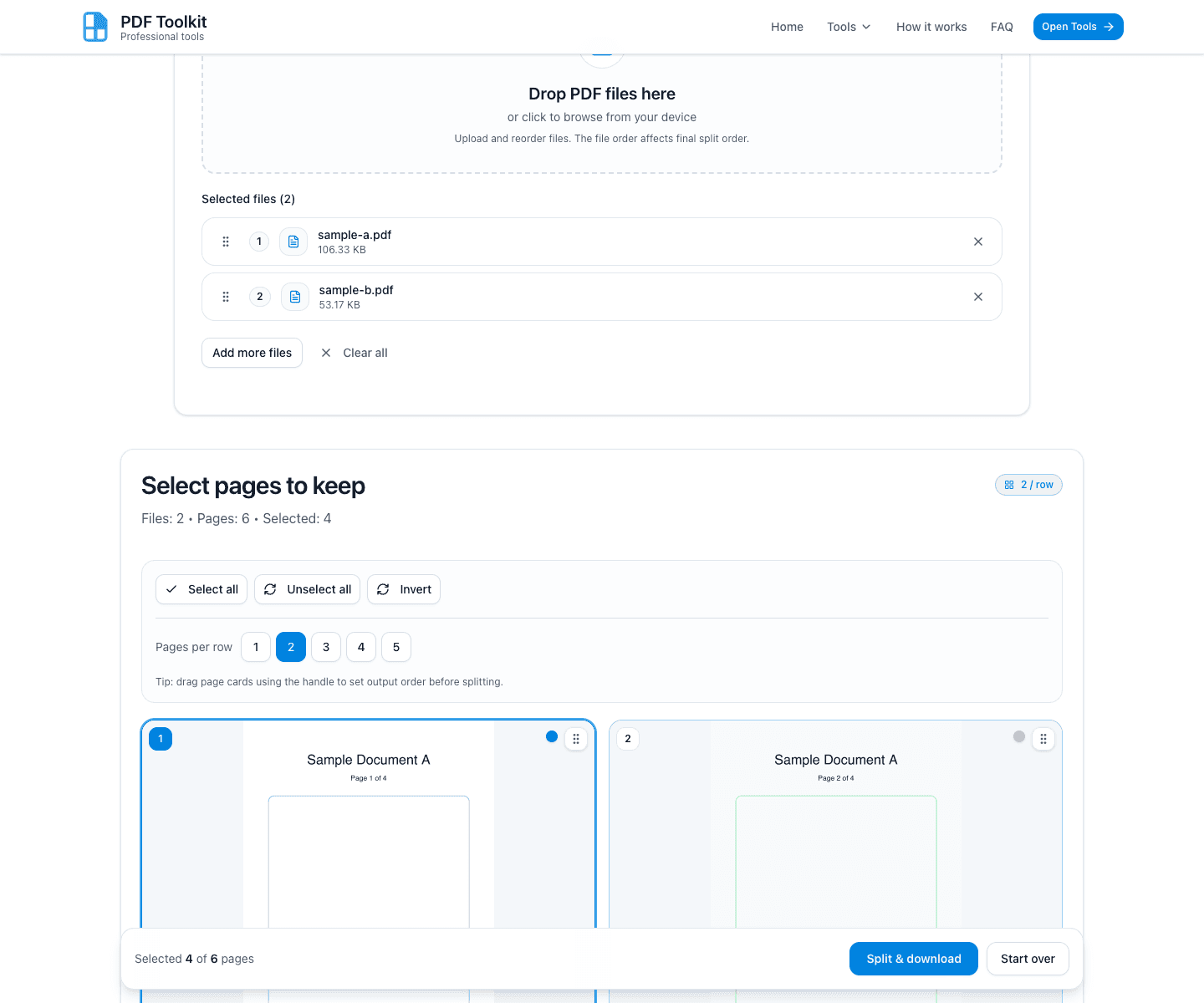 How to Split PDF Pages Online (Step-by-Step Tutorial)
