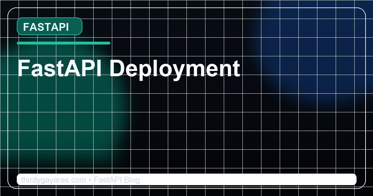 FastAPI Deployment — Docker, Kubernetes & Cloud Platforms | Thirdy ...